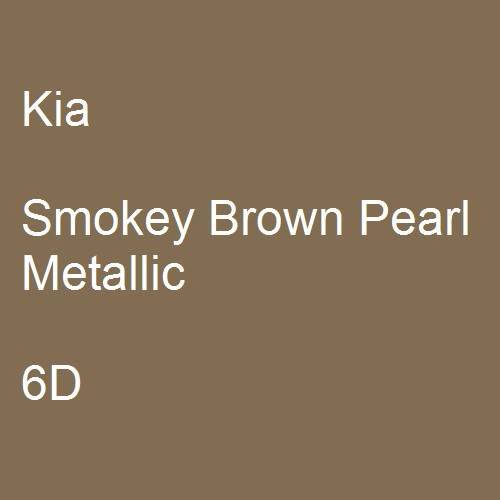 Kia, Smokey Brown Pearl Metallic, 6D.